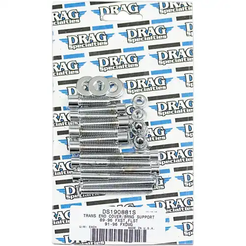 Drag Specialties Transmission End Cover Bolt Kit Limited Offer