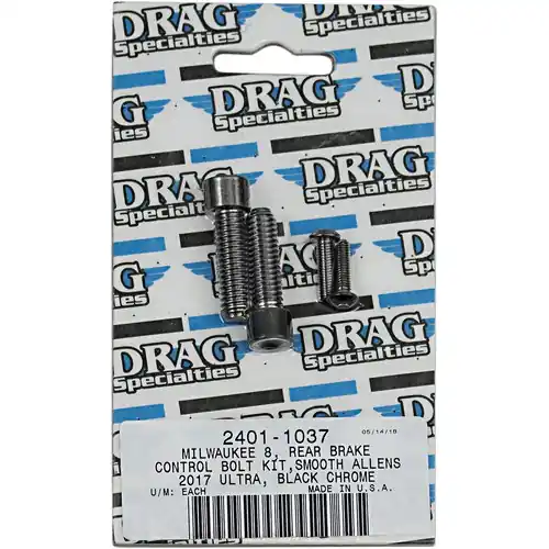 Drag Specialties Rear Brake Control Bolt Kit Weekend Sale
