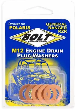 Sale Bolt Engine Drain Plug Washer for Polaris ATVs & UTVs