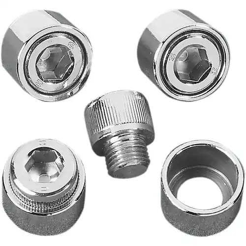 Special Offer Drag Specialties Chrome Rocker Arm Shaft End Plugs