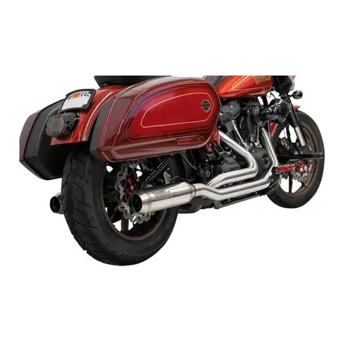 Hassle-Free Returns Bassani True Dual Exhaust with Super Bike Muffler