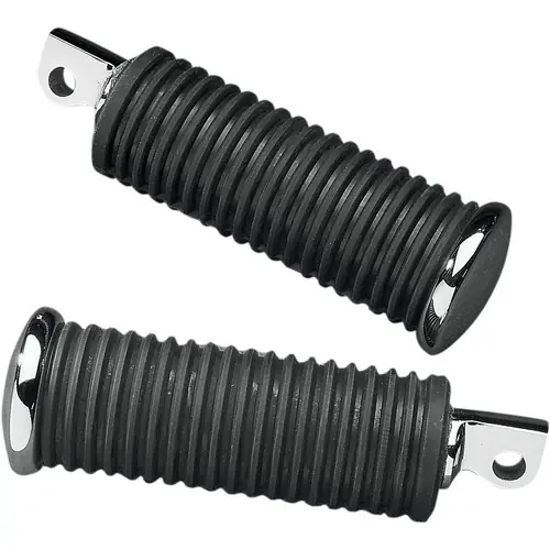 Professional Grade Drag Specialties Rubber Vibration-Absorbent Passenger Footpegs