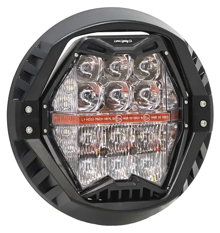 Letric Lighting Co. 7" LED Game Changer Headlamp For Harley 1994-2026 Express Delivery
