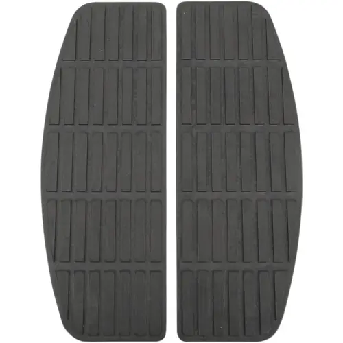 Drag Specialties Rubber Driver Floorboard Inserts without Dampers Same Day Shipping