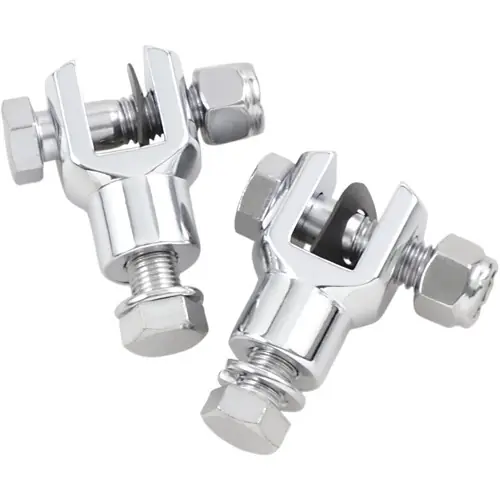 Free Delivery Drag Specialties 3/8"-24 Footpeg Clevis Mounts