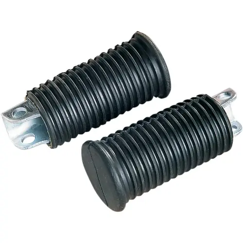 Drag Specialties Rubber Driver Footpegs Warranty Included