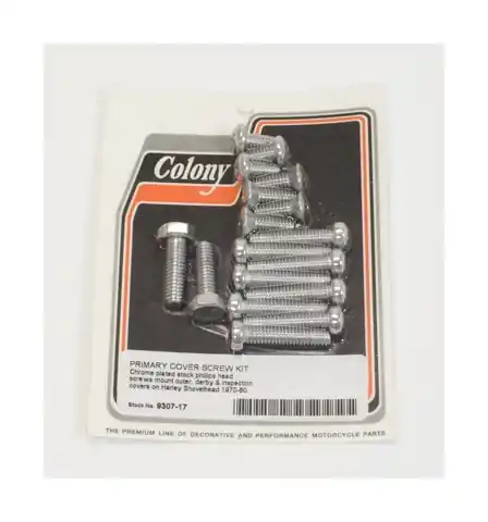 Buy Online Colony Primary Cover Hardware Kit For Harley Shovelhead 1970-1980