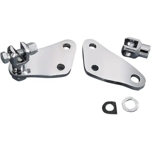 Drag Specialties Passenger Footpeg Bracket Set with Clevis Clearance