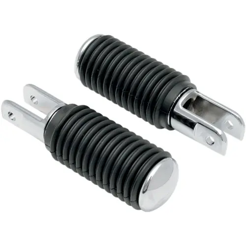 Drag Specialties Footpegs with Rubber Sleeves Money Back Guarantee