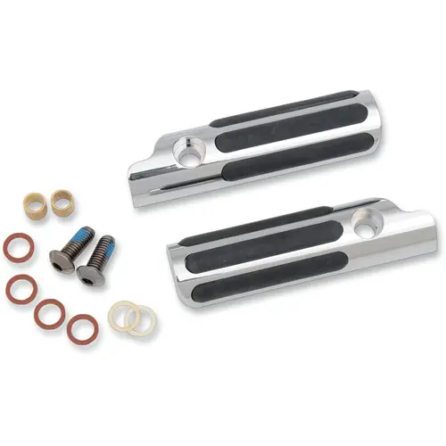 Lindby Twinbar Replacement Flip-Out Footpegs Worldwide Shipping