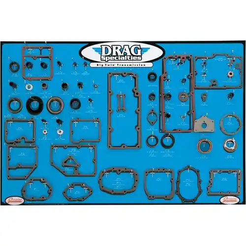 Drag Specialties 5-Speed Transmission Gasket Board Authentic