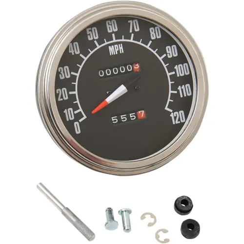 Free Returns Drag Specialties Dash Mount Speedometer Gauge