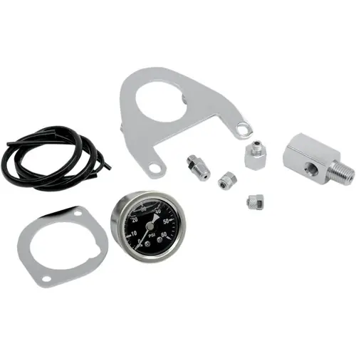 Price Cut Drag Specialties Oil Pressure Gauge Kit with Mount Bracket