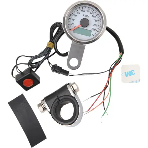 Drag Specialties Programmable Mini Electronic Speedometer Last Chance