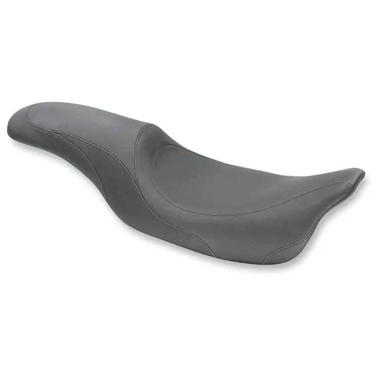 Hassle-Free Returns Mustang - Black Tripper™ Fastback Seat fits '08-'21 FLHT/​FLTR/​FLHX/​FLHR Models