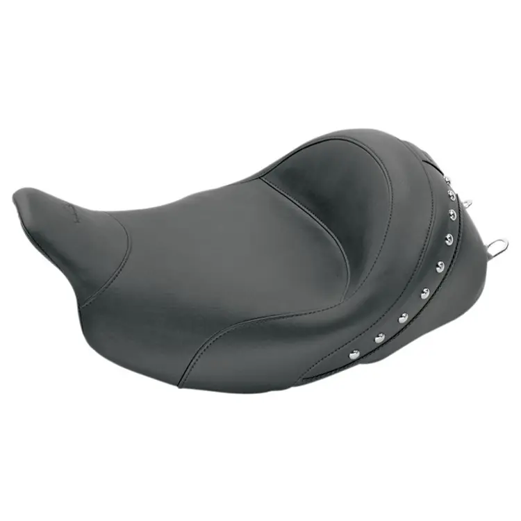 Flash Sale Mustang - Studded Solo Seat fits '08-'21 FLHT/​FLTR/​FLHR/​FLHX Models