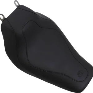Best Price Mustang - Black Stitched Tripper™ Solo Seat without Backrest fits '99-'07 FLHR, '99-'05 FLHRS, '06-'07 FLHX Models