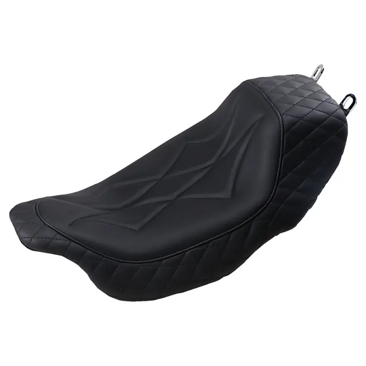Price Cut Mustang - Diamond Revere Solo Seat fits '08-'21 FLHT/​FLHR/​FLTR/​FLHX/​FLHTCUTG Models