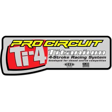 Pro Circuit     TI-4 Silencer Sticker Limited Offer