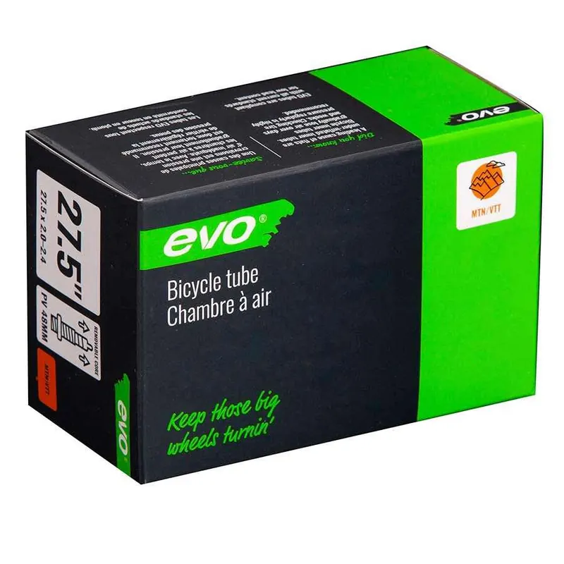 Warranty Included Evo Presta Tube, 27.5 x 2.0-2.4