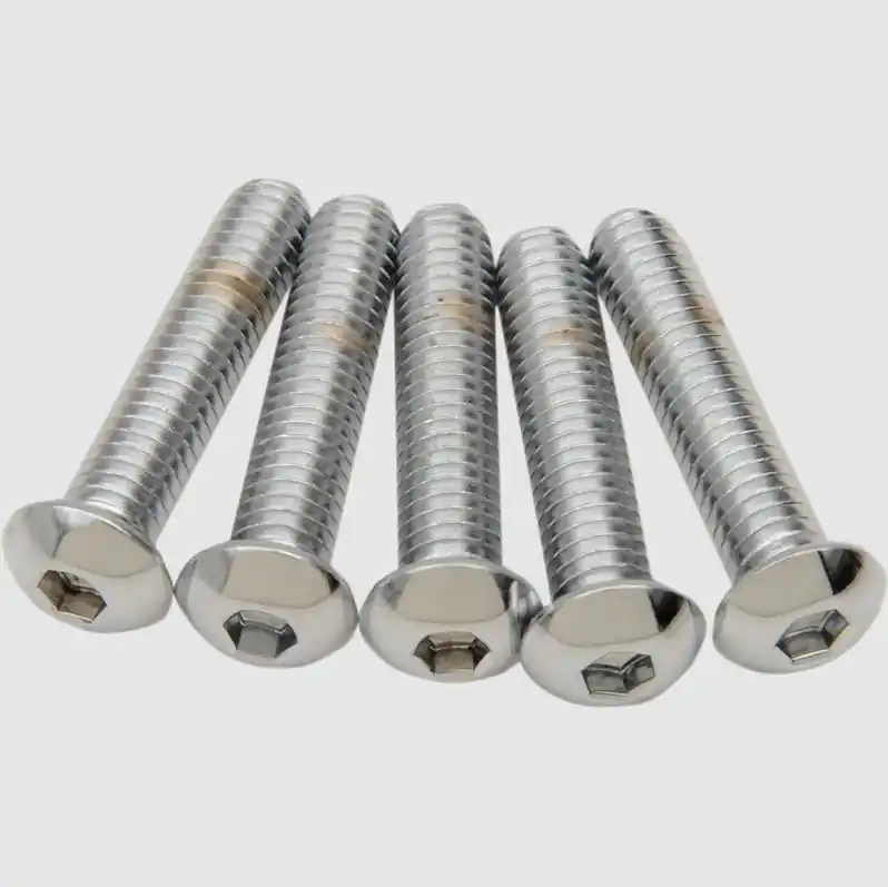 Low Price Drag Specialties Buttonhead Screw, 5/15-18x1-1/2" (5 Pack)