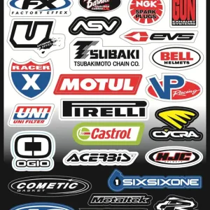 Special Offer Factory Effex Sponsor Kit C Sticker Sheet