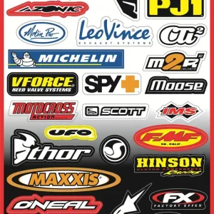 Factory Effex Sponsor Kit B Sticker Sheet Best Choice