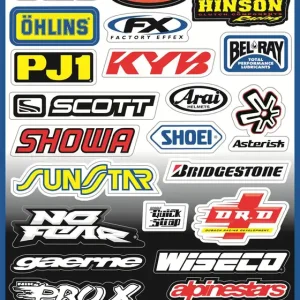 Money Back Guarantee Factory Effex Sponsor Kit A Sticker Sheet