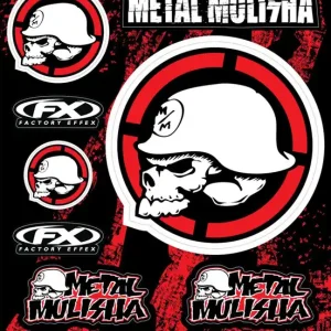 Trusted Brand Factory Effex Metal Mulisha Sticker Kit 2