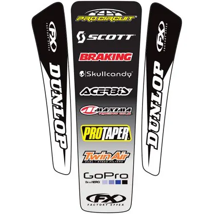 Deal Factory Effex Rear Fender Decal - Universal