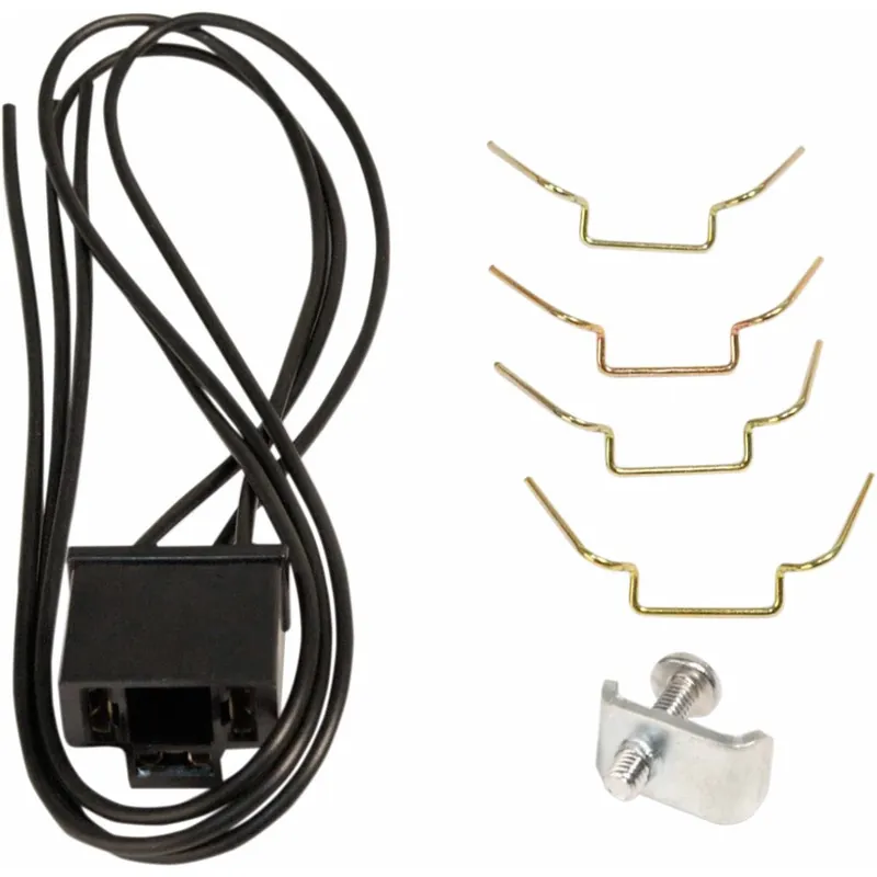 EMGO Lucas-Style Motorcycle Headlight Shell Hardware Kit While Supplies Last