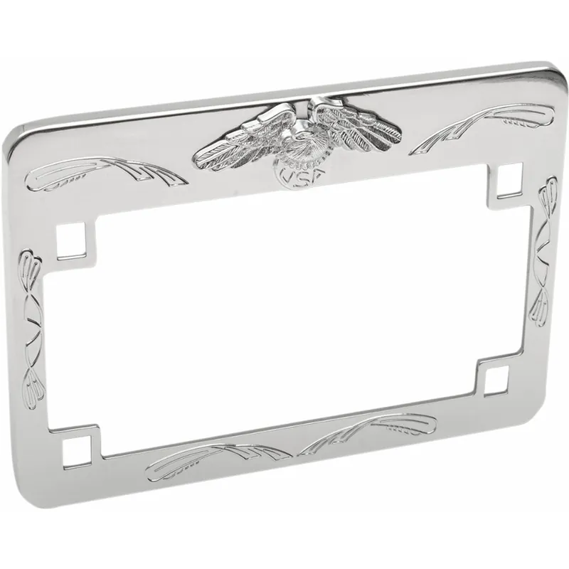 EMGO Eagle Motorcycle License Plate Frame Professional Grade