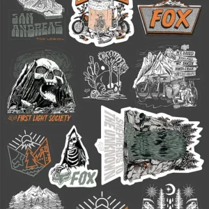 Budget Fox Racing Atlas Sticker Kit