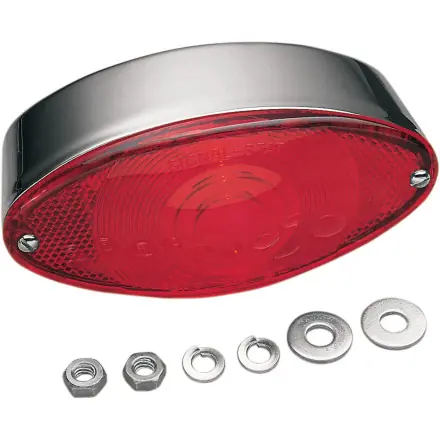 Drag Specialties     Cats Eye Oval Tail Light Best Seller