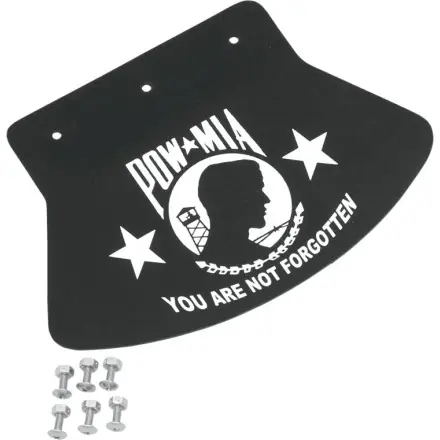 Express Delivery Drag Specialties     Rubber Pow-Mia Mudflap