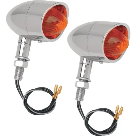 Drag Specialties     Mini Retro-Style Marker Lights Limited Time