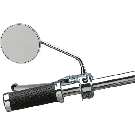 Drag Specialties     Drag-Ness Round Mirror With Thin Stem Big Sale