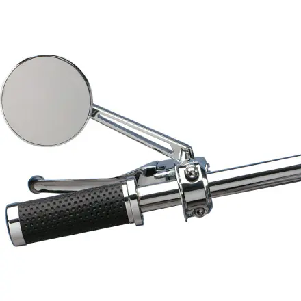 Drag Specialties     Drag-Ness Round Mirror With Stealth II Stem Trending