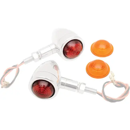 Drag Specialties     Custom Bullet Marker Light Lenses Replacement Wholesale