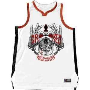 Hot Deal Crooked Clubhouse Locked Up Basketball Jersey (Closeout)