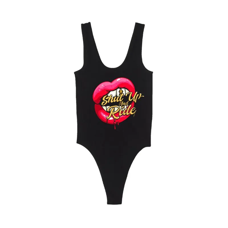 Crooked Clubhouse Women's Lips Bodysuit (Closeout) Trusted Brand