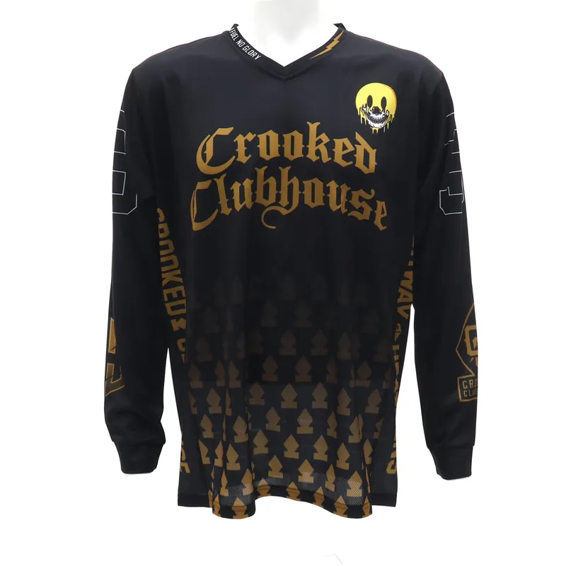 Crooked Clubhouse Highway Heathens Moto Jersey (Closeout) Cheap
