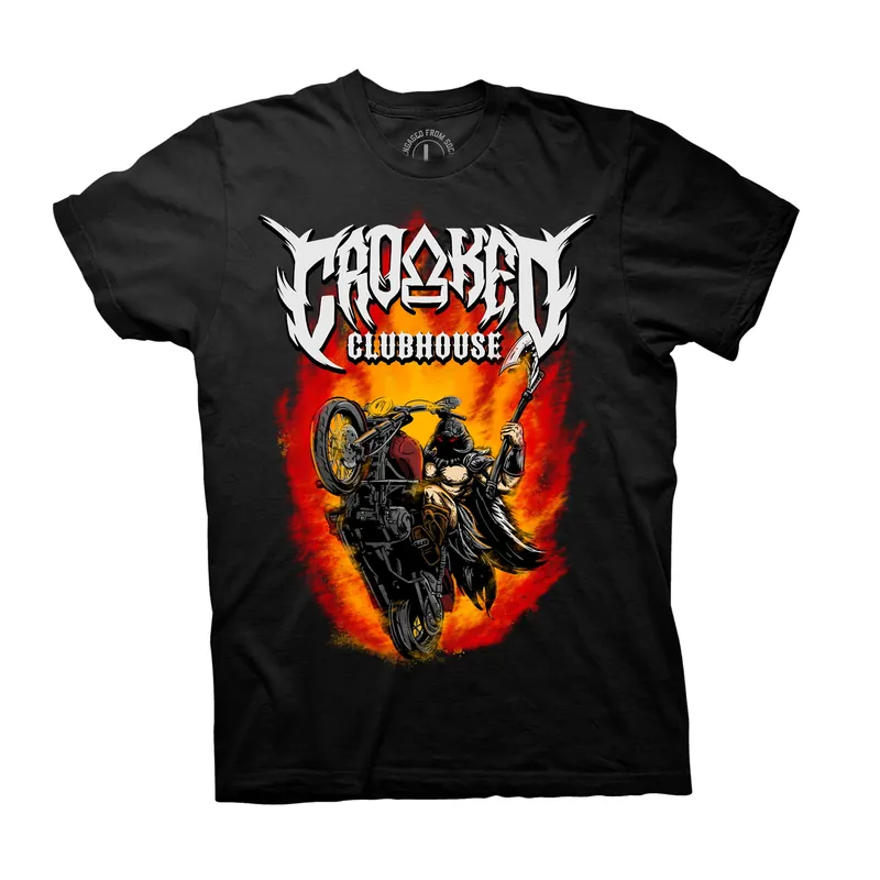 Crooked Clubhouse Hell Raiser Tee (Closeout) Super Sale