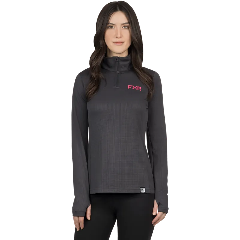Hot Deal FXR Women's Pilot UPF 1/4 Zip Longsleeve