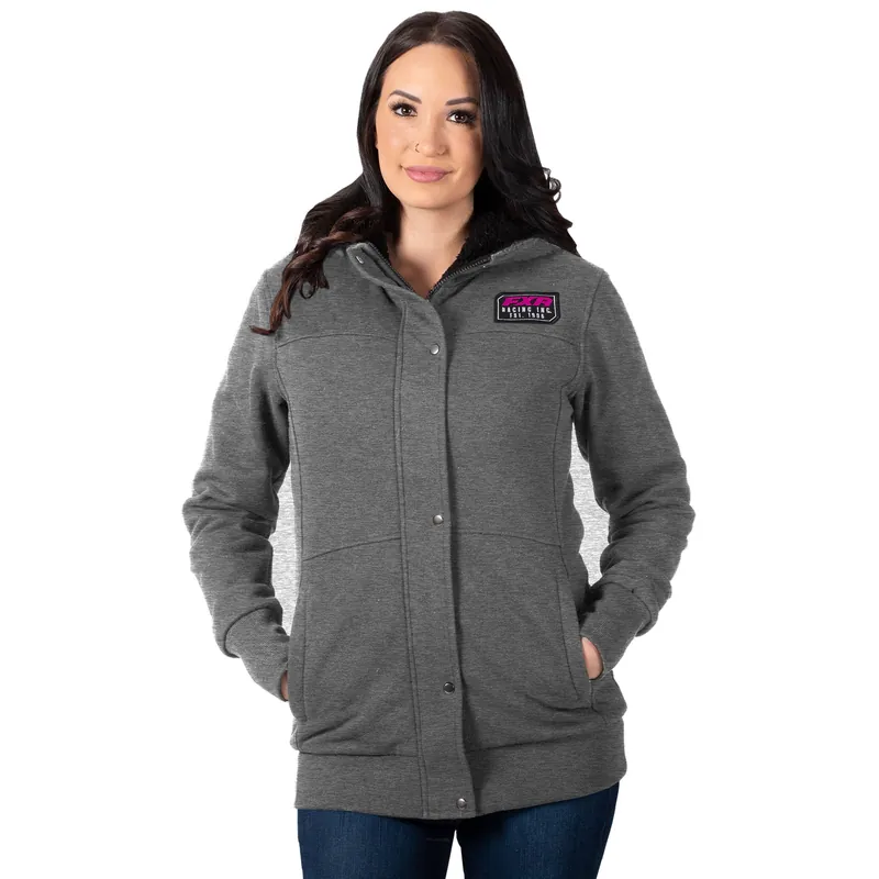 FXR Women's Aspen Sherpa Long Hoodie (Closeout) Markdown
