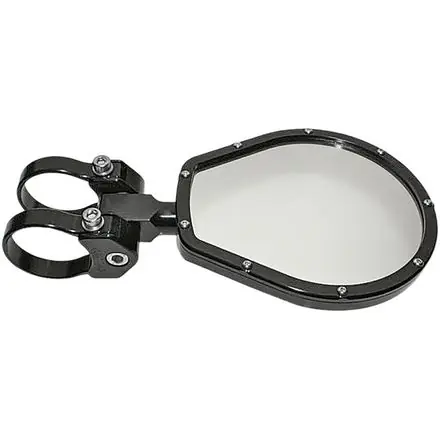 Axia Alloys     6in Round Folding Side Mirror Free Returns