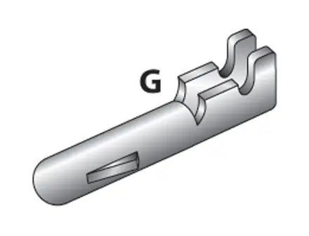 Instant Buy Namz AMP Stamped Male Terminal Pins
