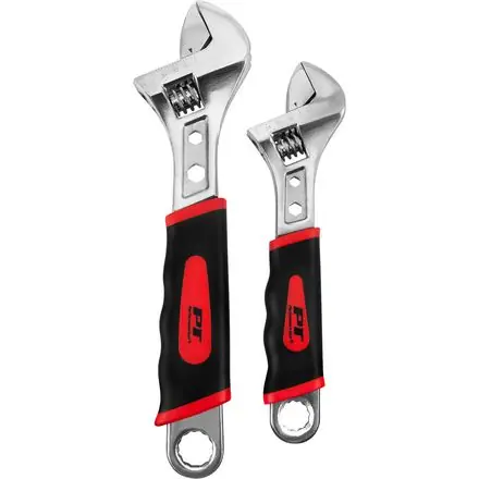 Big Sale Performance Tool 2-Piece Adjustable Wrench Set