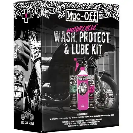 Modern Muc-Off     Motorcycle Wash, Protect, & Lube Kit