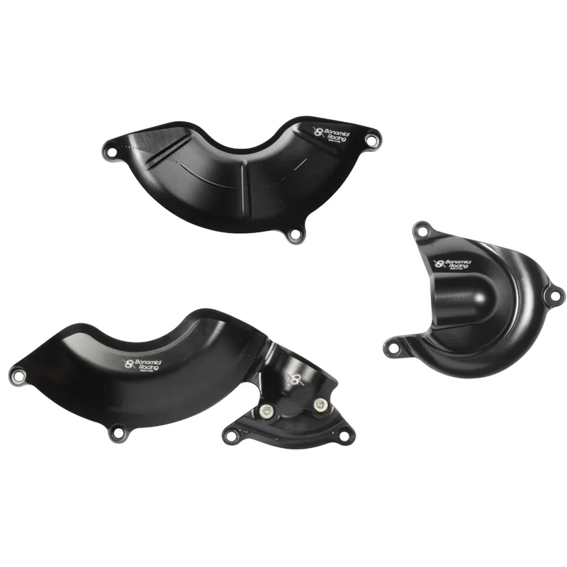 Billet Aluminum Engine Case Savers by Bonamici Aprilia / Tuono 660 Factory / 2024 Low Price